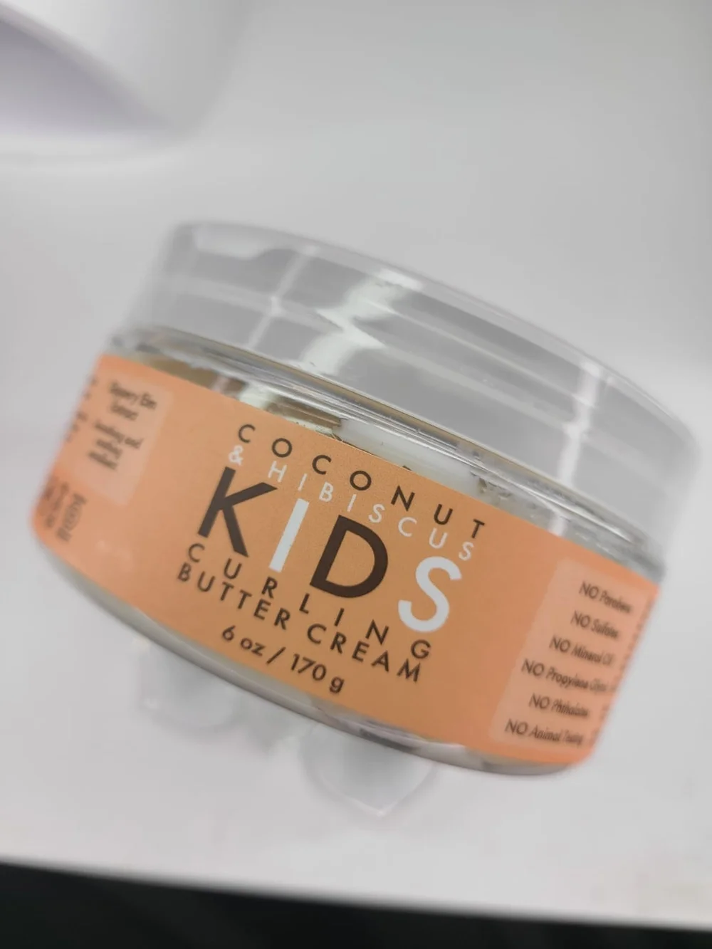 Two (2) Shea Moisture Kids Curling Butter Cream - Peach-Orange Label